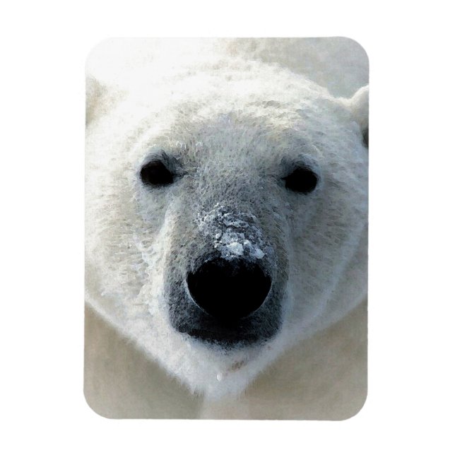 Polar Bear Magnet (Vertical)