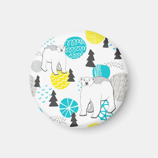 Polar bear magnet (Front)