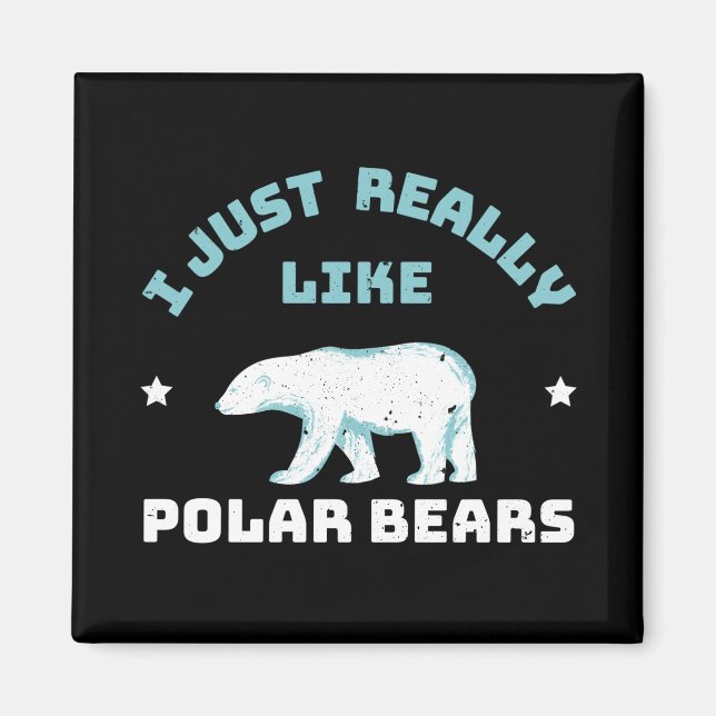 Polar Bear Magnet (Front)