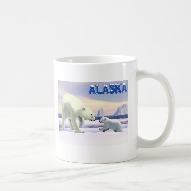 Polar Bear - Mama Nose Best Coffee Mug (Right)