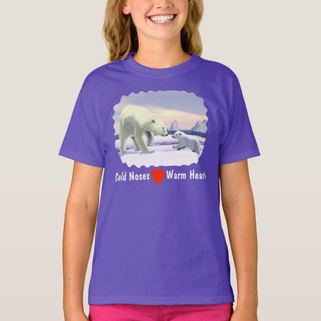 Polar Bear - Mama Nose Best T-Shirt (Front)