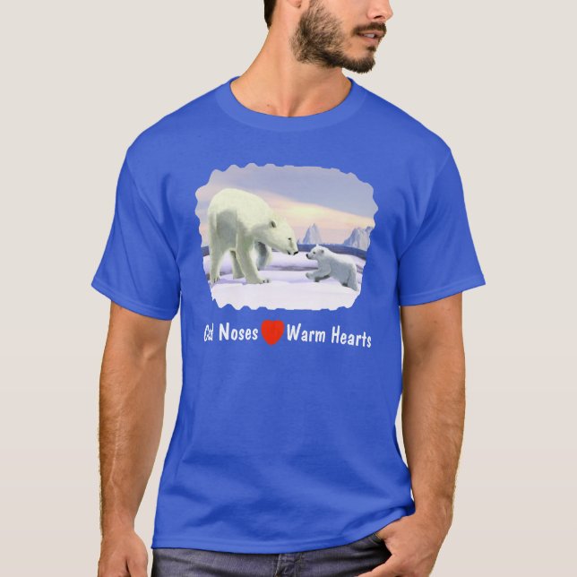 Polar Bear - Mama Nose Best T-Shirt (Front)