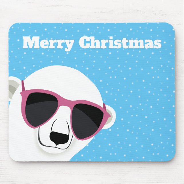 Polar Bear Mouse Pad (Front)