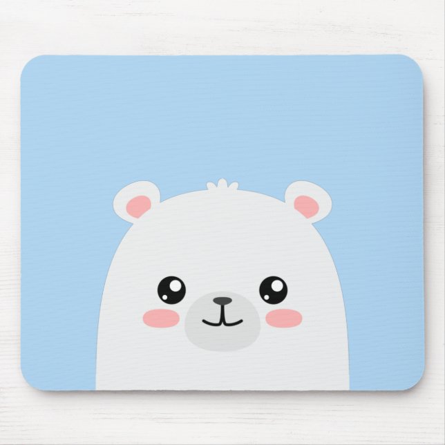 Polar Bear Mouse Pad (Front)