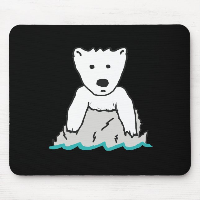 Polar Bear Mouse Pad (Front)