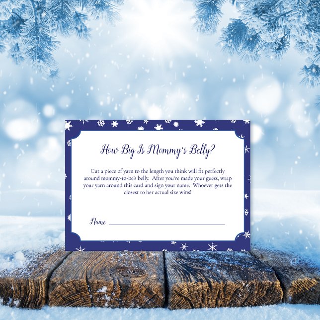 Polar Bear Mummy's Belly Size Baby Shower Game (Creator Uploaded)