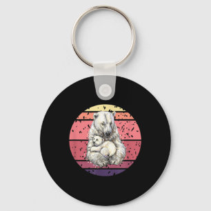 Polar Bear, North Pole Polar Bear, Environmental P Key Ring