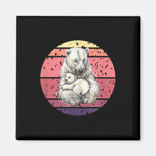 Polar Bear, North Pole Polar Bear, Environmental P Magnet
