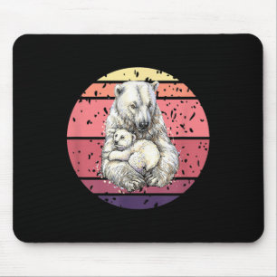 Polar Bear, North Pole Polar Bear, Environmental P Mouse Pad