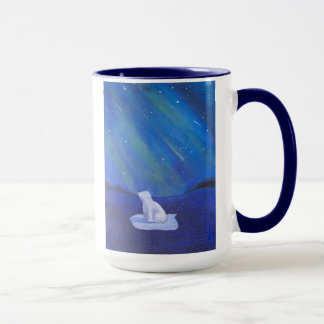 Polar Bear & Northern Lights Mug