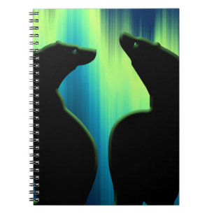 Polar Bear Notebook Native Art Bear Art Notebook