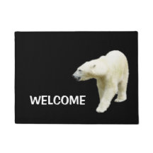 Polar Bear on Black Welcome