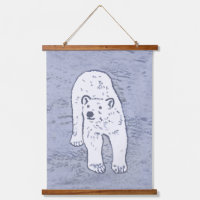 Polar Bear on Ice Painting - Original Wildlife Art