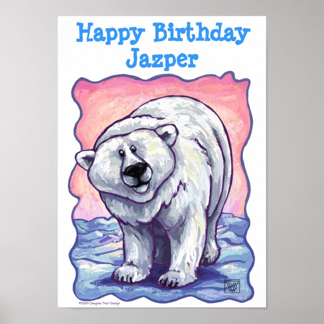 Polar Bear Party Centre Poster (Front)