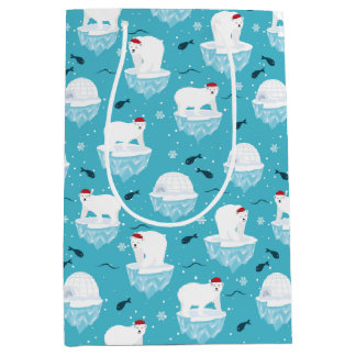 Polar Bear Party Medium Gift Bag