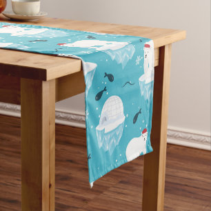 Polar Bear Party Short Table Runner