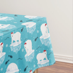 Polar Bear Party Tablecloth