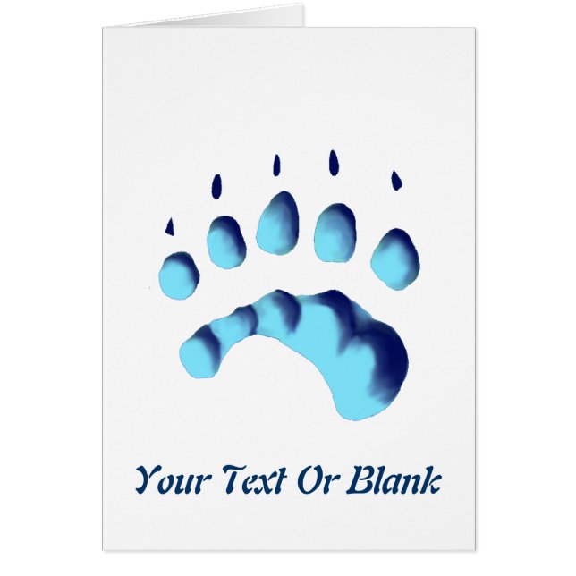 Polar Bear Paw Print (Front)