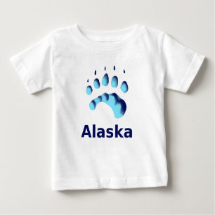 Polar Bear Paw Print Baby T-Shirt