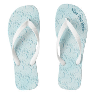 Polar Bear Paw Print Thongs