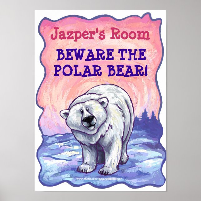 Polar Bear Personal Room Poster (Front)