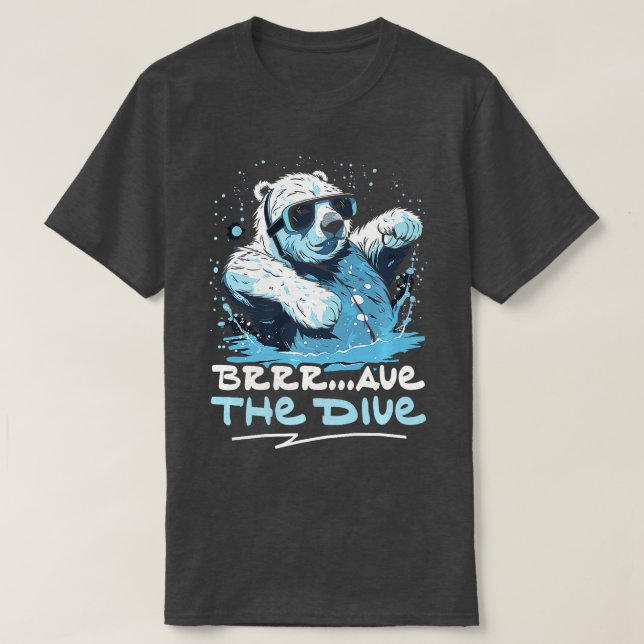 Polar Bear Plunge Icy Water Polar Plunge Premium  T-Shirt (Design Front)