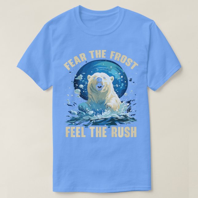 Polar Bear Plunge Icy Water Polar Plunge Premium   T-Shirt (Design Front)