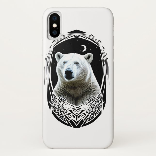 Polar bear portrait Case-Mate iPhone case (Back)