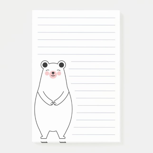 Polar Bear Post-it Notes (Front)
