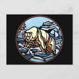 Polar Bear Postcard Native Bear Art Postcards