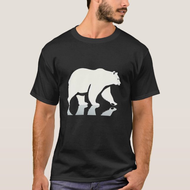 Polar Bear Reflection T-Shirt (Front)