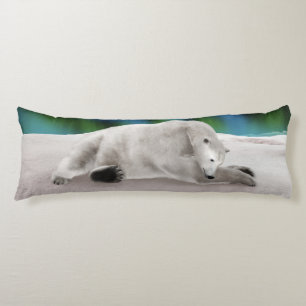 Polar Bear Resting Body Cushion