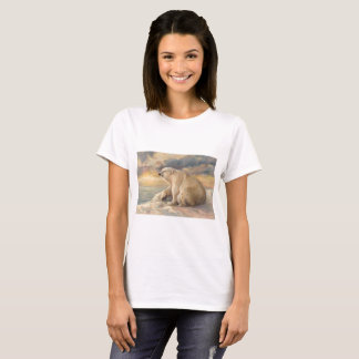 Polar Bear Rests On The Ice - Arctic Alaska T-Shirt