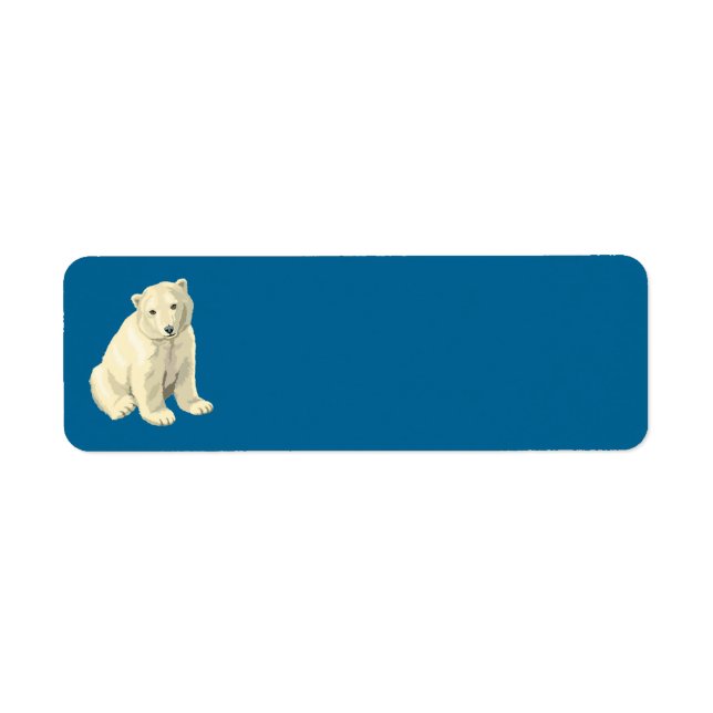 polar bear return address label (Front)