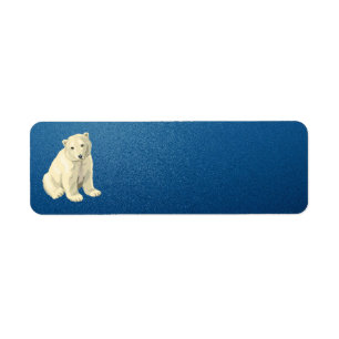 polar bear return address label