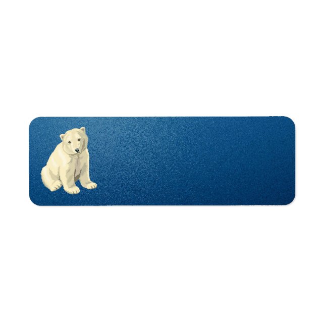 polar bear return address label (Front)