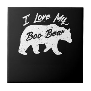 Polar Bear Spirit Bear Halloween Animal Lover Ceramic Tile