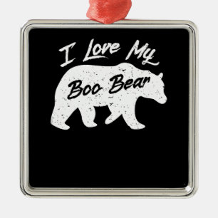 Polar Bear Spirit Bear Halloween Animal Lover Metal Ornament
