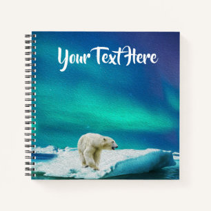 Polar Bear - Square Notebook