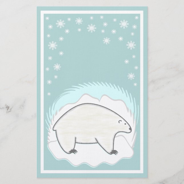 Polar Bear Stationery (Front)