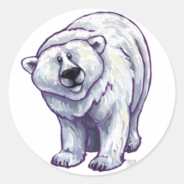 Polar Bear Sticker (Front)