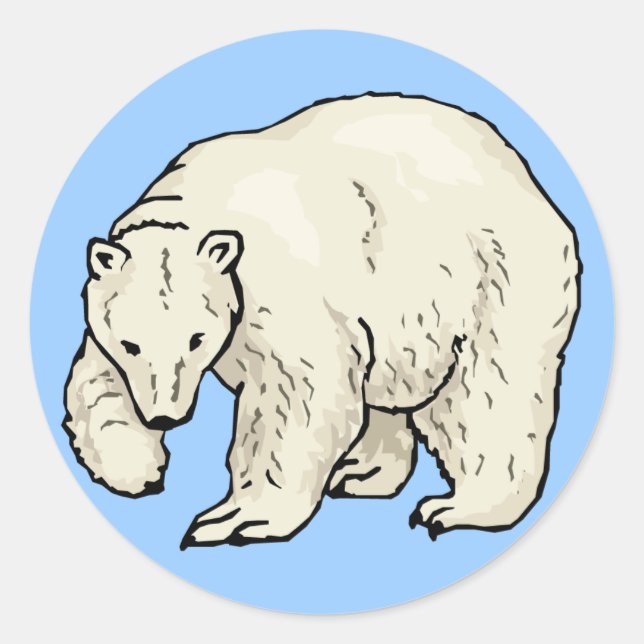 Polar Bear Sticker (Front)