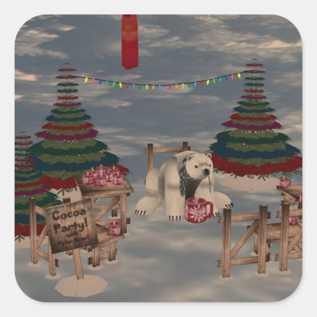 Polar Bear Stickers (Front)