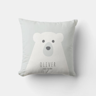 Polar Bear Throw Pillow