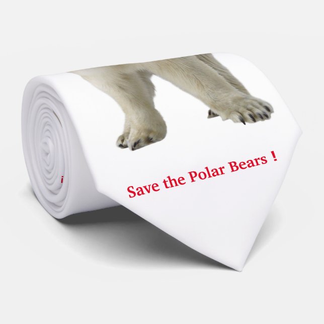 polar bear tie (Rolled)