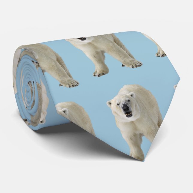 polar bear tie (Rolled)