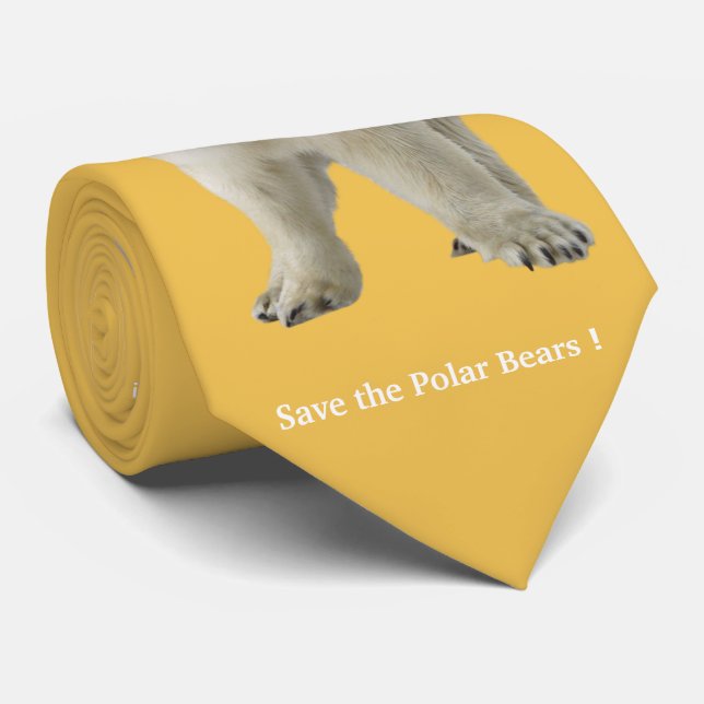 polar bear tie (Rolled)