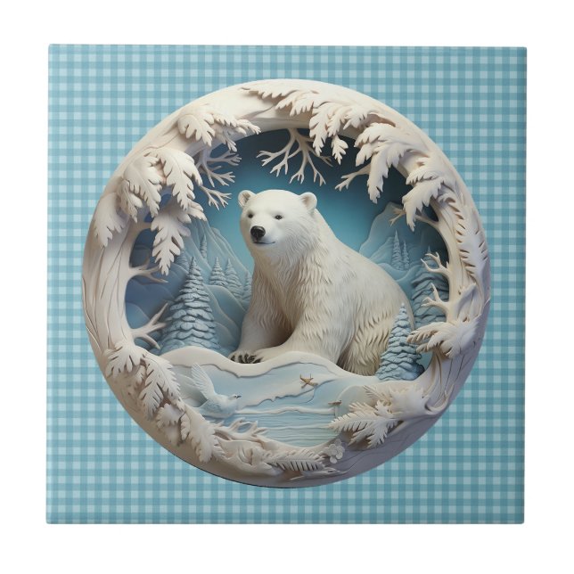 Polar Bear Tile (Front)