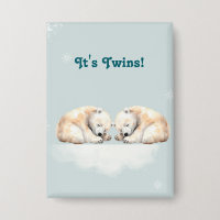 Polar Bear Twins Baby Shower