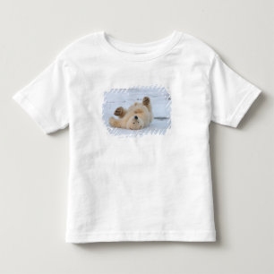 polar bear, Ursus maritimus, cub rolling 3 Toddler T-Shirt